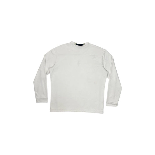 Vintage Trussardi Jumper Men’s Modern Large White Made In Italy Embroidered