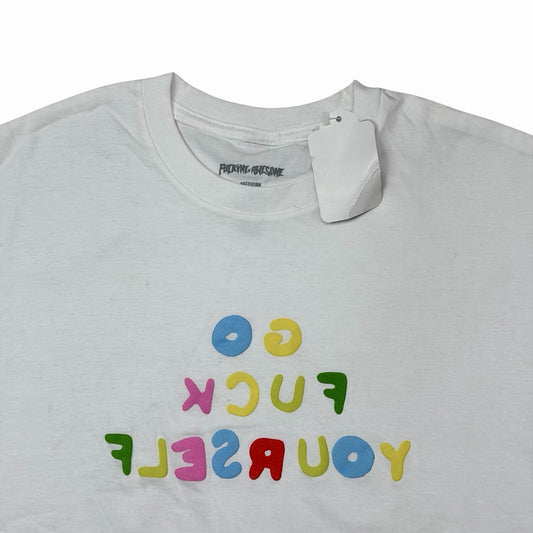 NWT Fucking Awesome T-Shirt Men’s Medium White SS23 GFY Tee