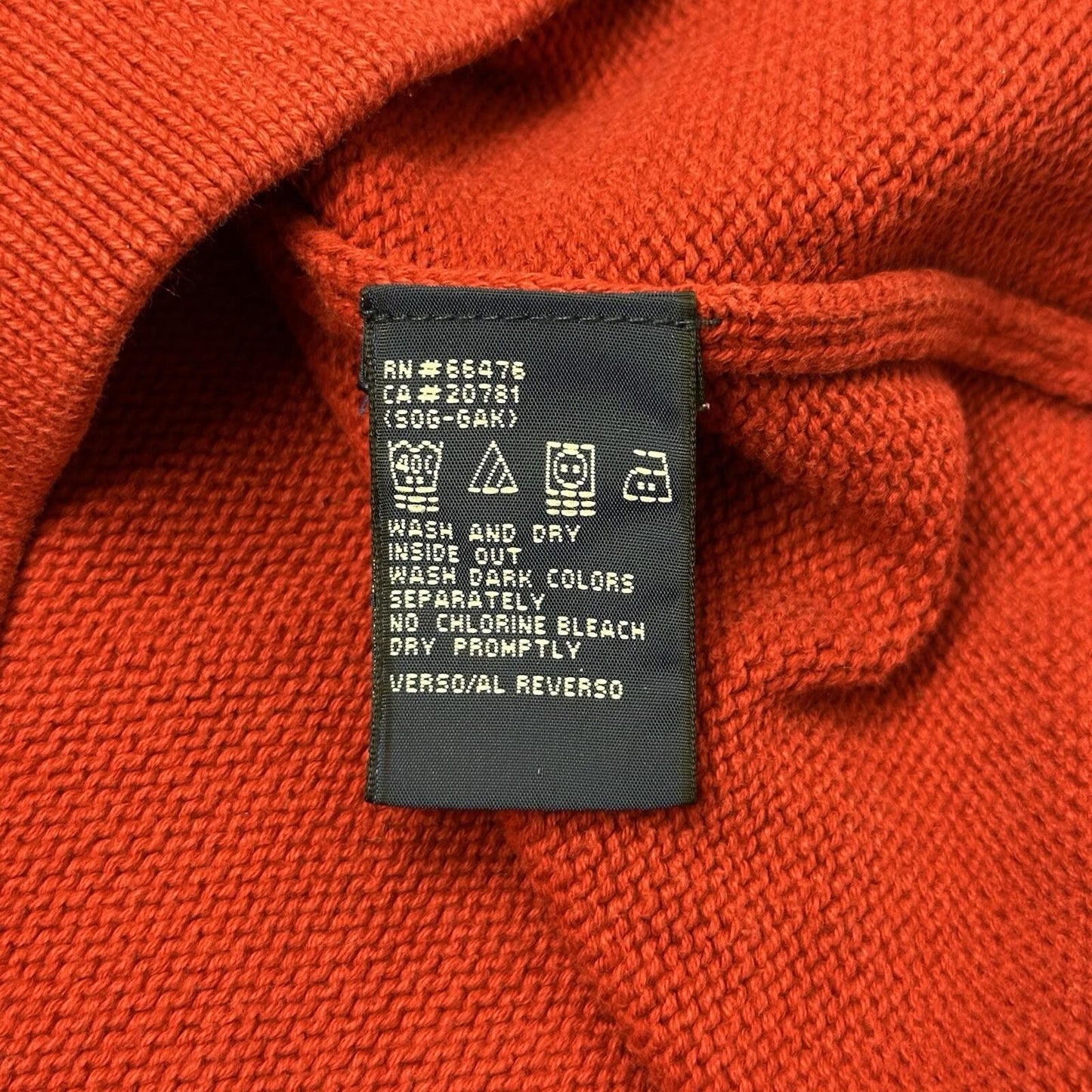 Vintage Tommy Hilfiger Flag Jumper Men’s Small Red Tommy Jeans