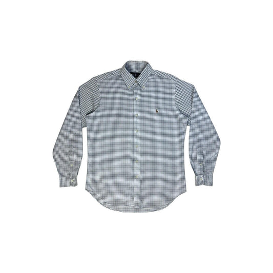 Vintage Polo Ralph Lauren Shirt Blue/White Check Men’s Large