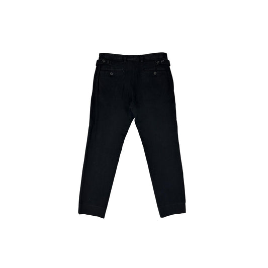 Vintage Dolce And Gabbana Women’s Trousers 30w Black Slim Fit Made In Italy