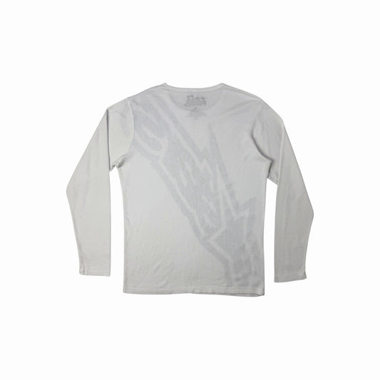 Vintage Alpinestars T-Shirt Long Sleeve Men’s XL White Jersey Knit Top 00’s Reto