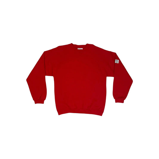 Vintage Eisenegger Jumper Men's Medium Red Crew Neck Retro 90's Sportkleidung