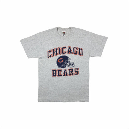 Vintage Chicago Bears Lofteez T-Shirt Men’s Medium Grey NFL Graphic Print 90’s