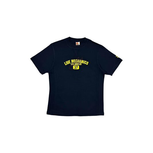 Vintage Live Mechanics T-Shirt Men’s XL Navy Blue Made In USA