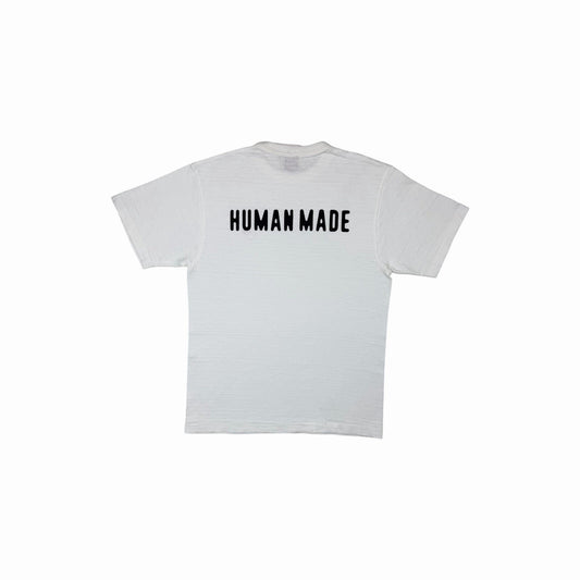 NWT Human Made Logo T-Shirt Men’s Small White Made In Japan Heart Badge Slub