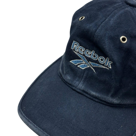 Vintage Reebok Cap Unisex Navy Blue Embroidered Logo 90’s Sportswear Hat