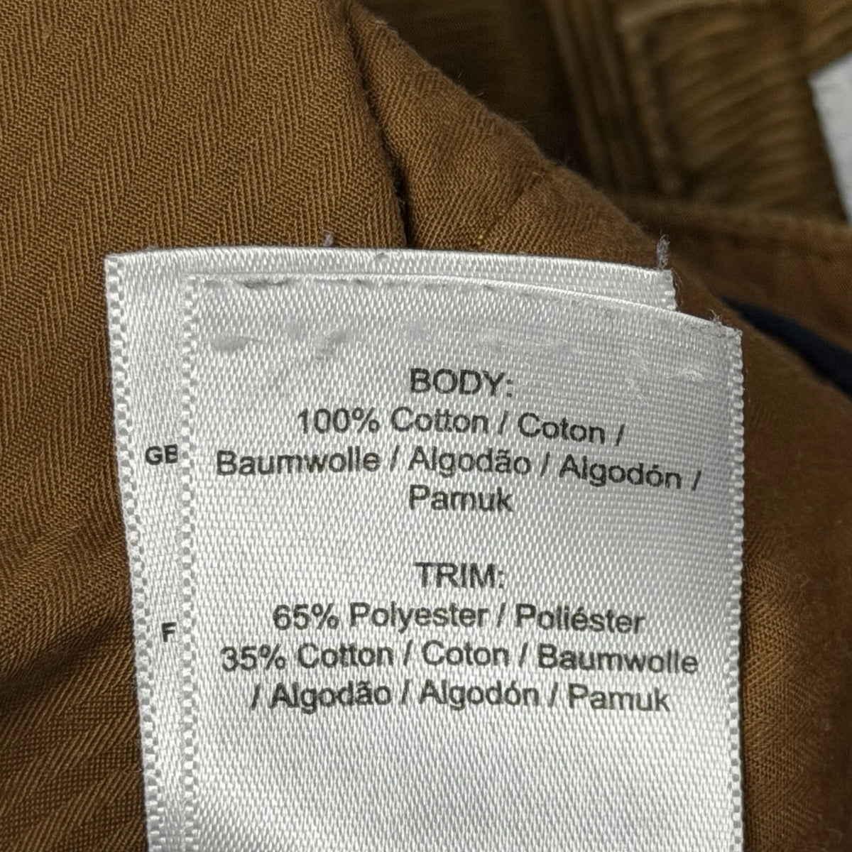 Fred Perry Cord Trousers Men’s 30w 30l Brown