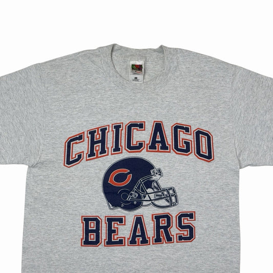 Vintage Chicago Bears Lofteez T-Shirt Men’s Medium Grey NFL Graphic Print 90’s