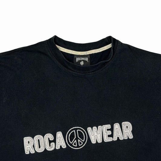 Vintage Rocawear T-Shirt Men’s XXL Black Embroidered Logo