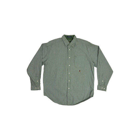 Vintage Tommy Hilfiger Check Shirt Medium Green