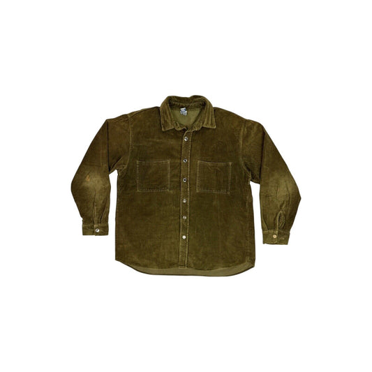 Vintage L.A. Blues Corduroy Shirt Men’s Medium Brown Made In USA