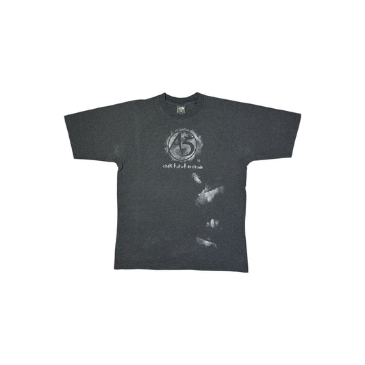 Vintage The North Face A5 T-Shirt Men’s Medium Grey Chalk Print