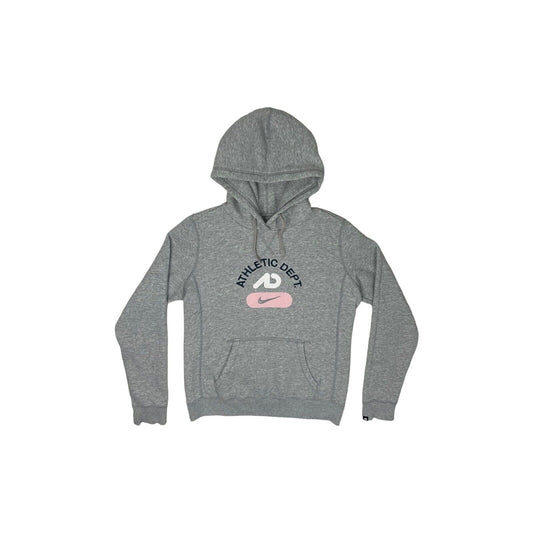 Vintage Nike Grey Hoodie Womens Large Athletic Dept Embroidered
