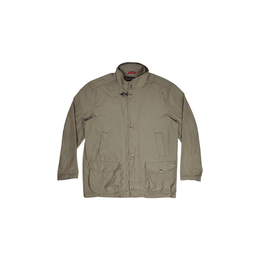00’s Fay Utility Jacket Beige Men’s XXXL Slim Fit Made In Italy