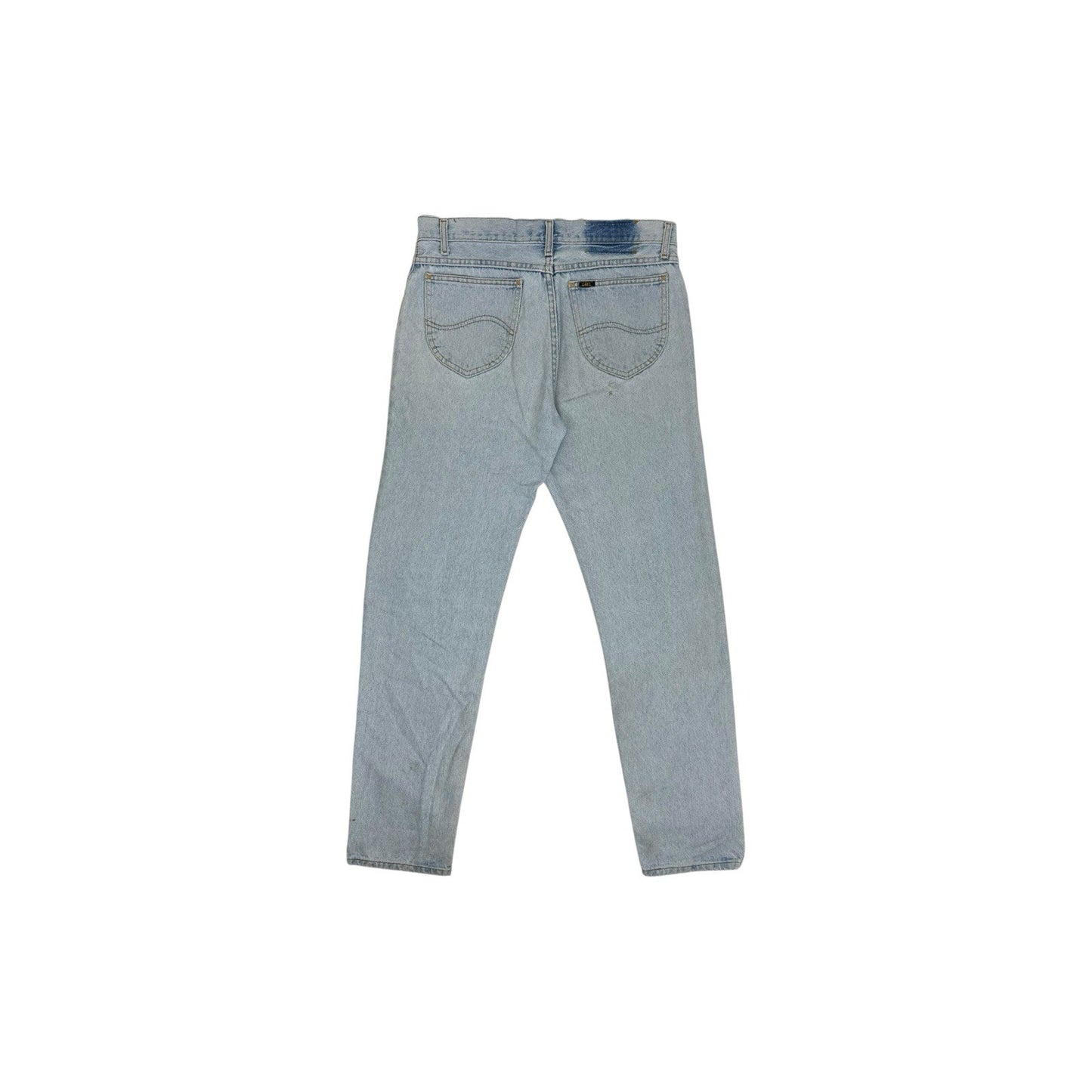 Vintage Lee Jeans Riders 34w 34l Blue Distressed Slim Straight Leg Brooklyn Men's