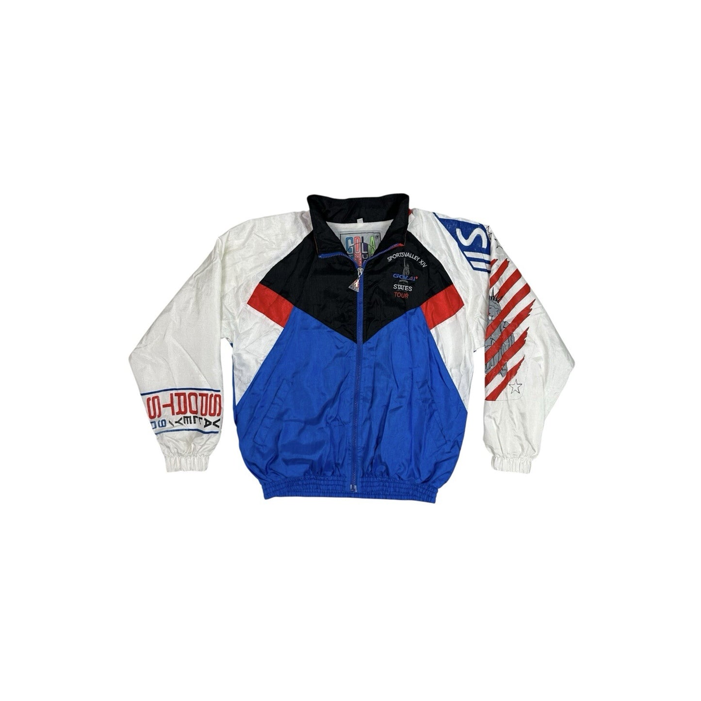 Vintage 90’s Gola Shell Jacket Women’s Small USA Tour Team Multicoloured