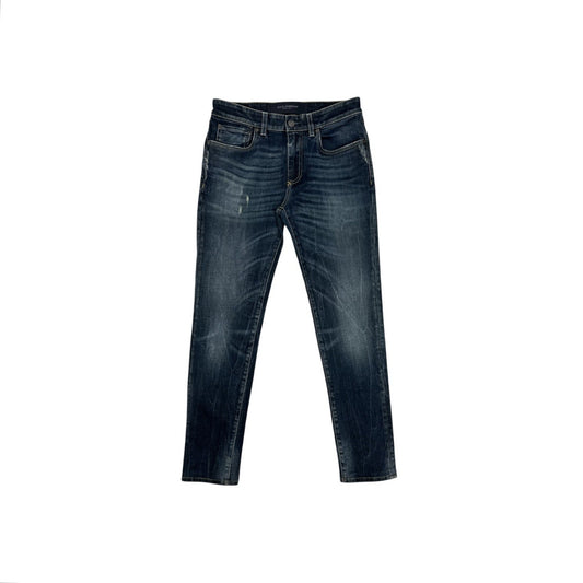 Dolce And Gabbana Jeans IT44 Men’s Blue Denim Made In Italy Slim Fit Distressed