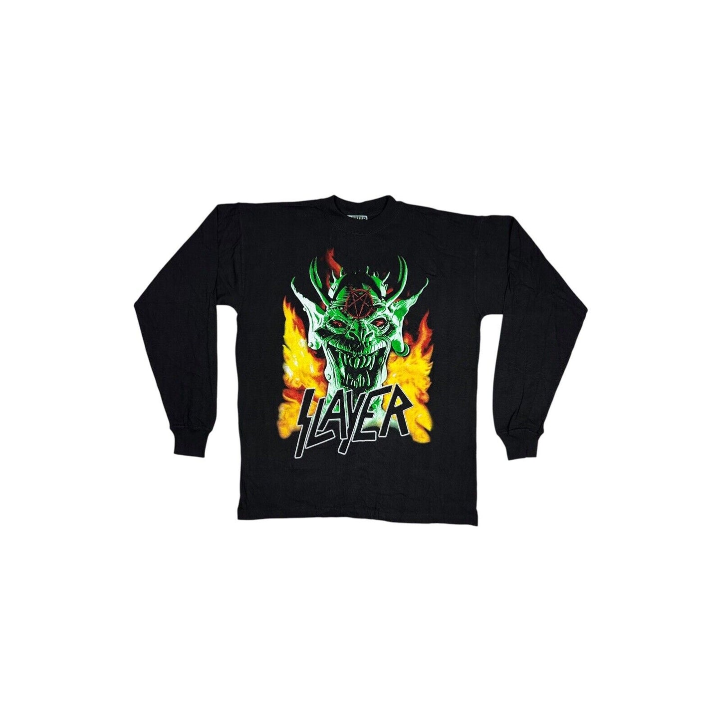 Vintage Slayer T-Shirt Men’s Large Black Long Sleeve Deadstock Root Of All Evil