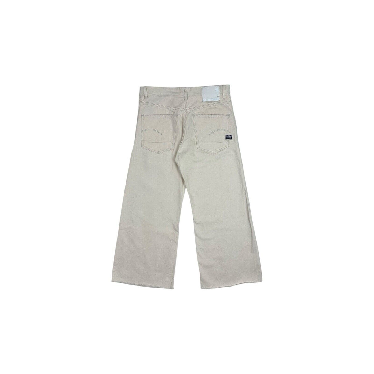 G-Star Raw Grip Loose Jeans 32w 30l Wide Leg Ecru White