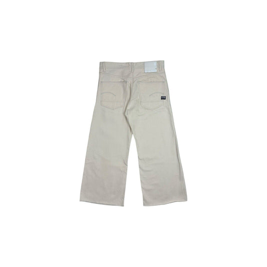 G-Star Raw Grip Loose Jeans 32w 30l Wide Leg Ecru White