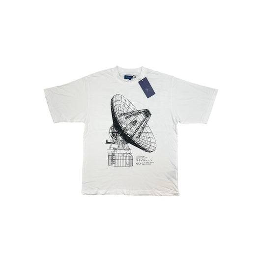 NWT SCRT x Nothing MOSF T-Shirt Men’s Small White Boxy Fit Graphic Print