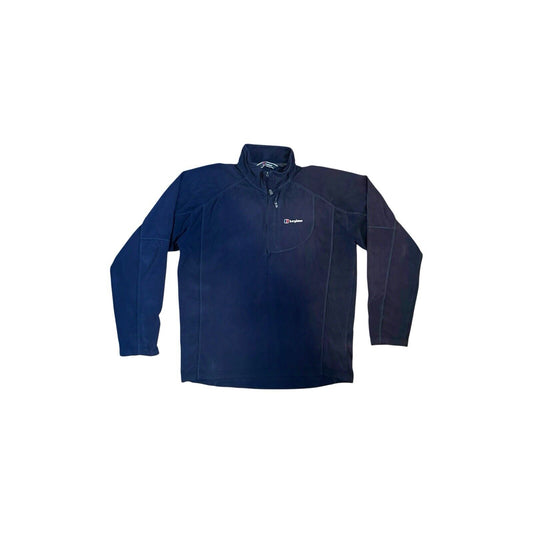 00’s Berghaus Pullover Fleece Navy Blue Men’s Large