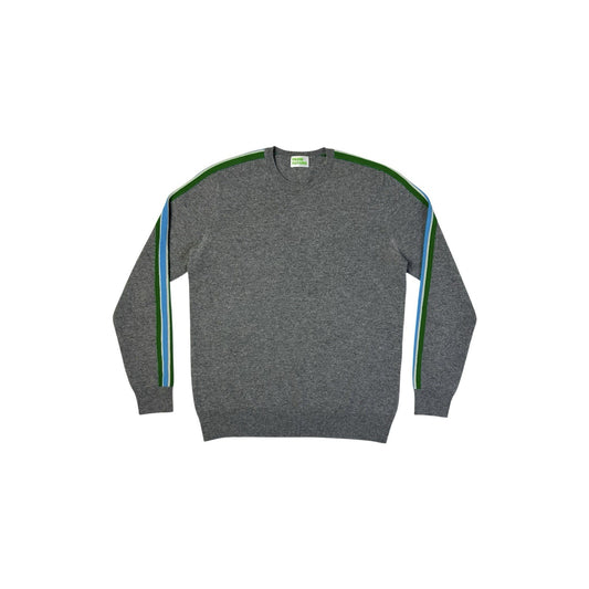 From Future Cashmere Sweater Grey Men’s Medium Line Detail