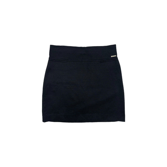 Conte Of Florence Mini Skirt Black 28w 18l Made In Italy