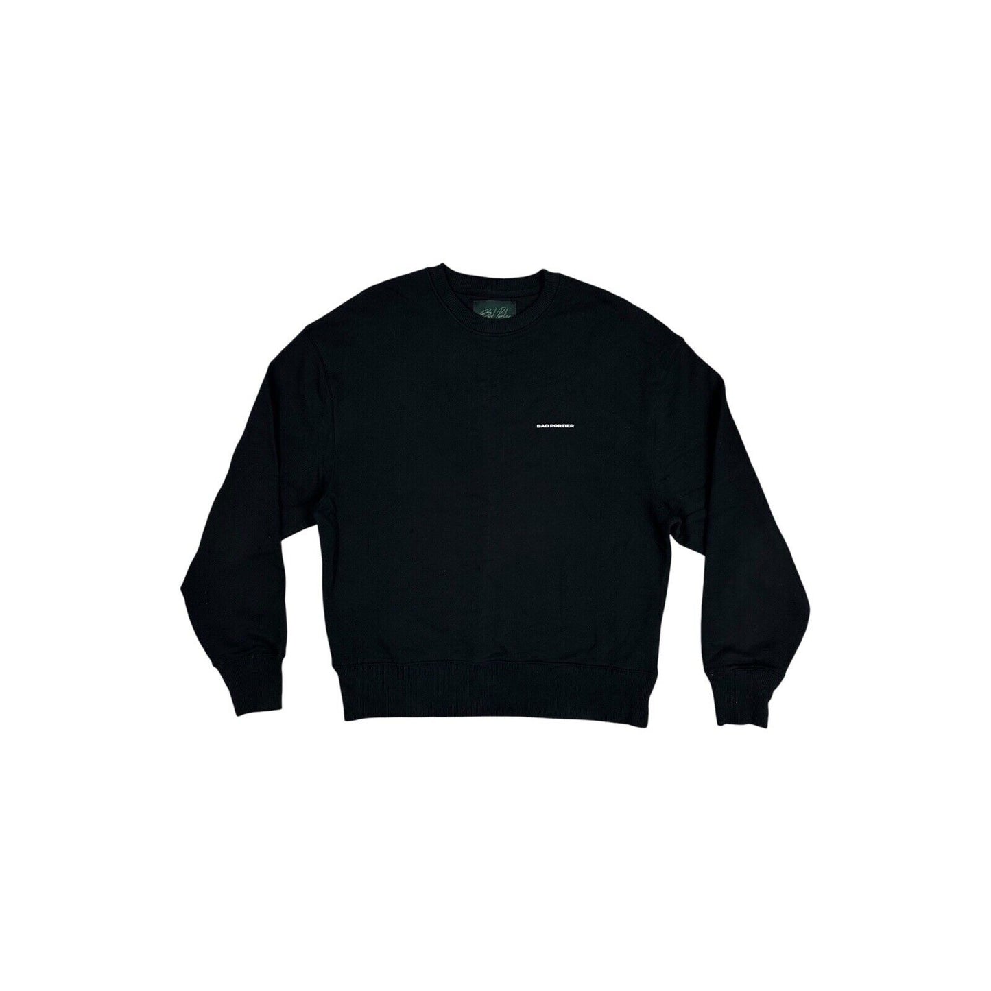 Bad Portier Sweater Black Men’s Medium Organic Cotton Blend