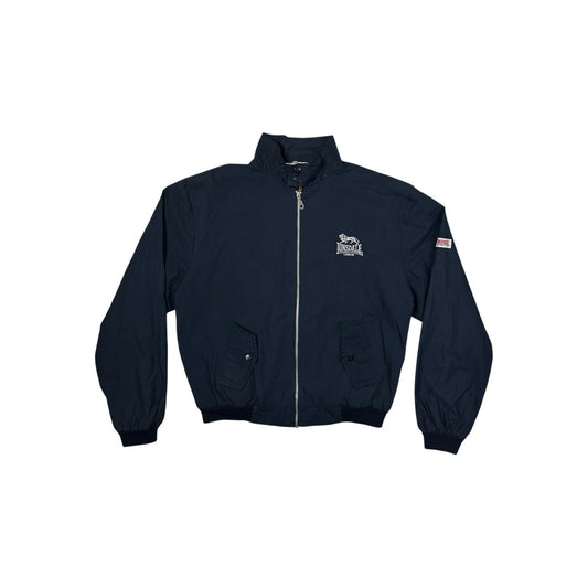 Vintage Lonsdale Harrington Jacket Men’s XL Navy Blue Made In England