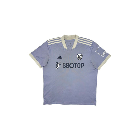 21-22 Leeds United Football Jersey Adidas Mens XL Purple Third Kit Soccer Shirt