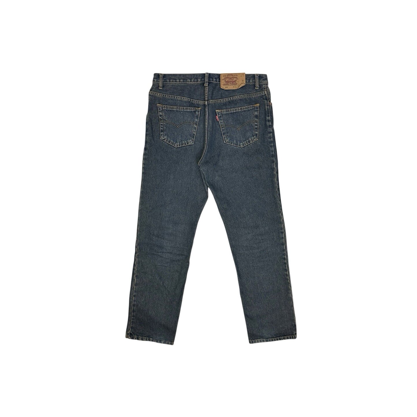 Vintage Levi’s 501 Dark Blue Denim Jeans Men’s 34w 32l Straight Leg