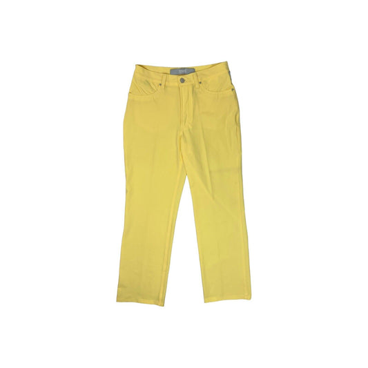Vintage Versace Jeans Couture Trousers 28w 30l Yellow Made In Italy