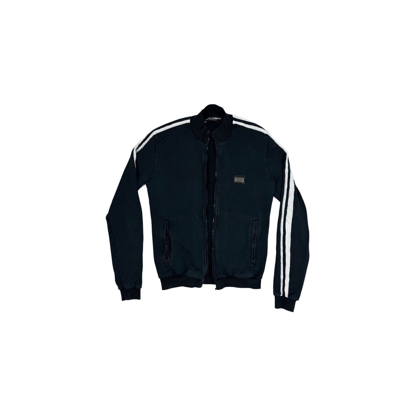 Dolce And Gabbana Plaque Jacket Men’s Medium Made In Italy Black