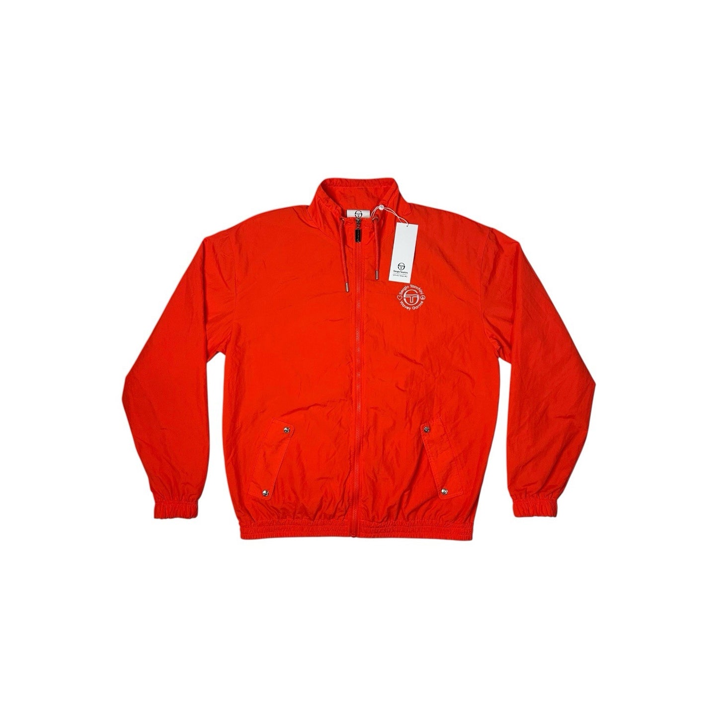 NWT Sergio Tacchini x Wavey Garms Shell Jacket Orange Men’s Medium
