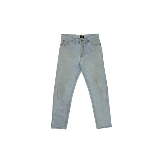 Vintage Lee Jeans Riders 34w 34l Blue Distressed Slim Straight Leg Brooklyn Men's