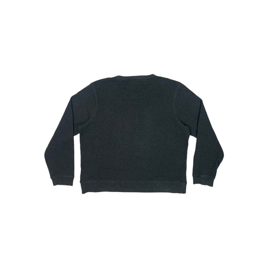 Vintage Calvin Klein Grey Crew Neck Jumper Embroidered Mens Boxy Large