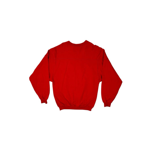 Vintage Guess Jeans USA Logo Sweater Red Medium 80s Georges Marciano Made In USA