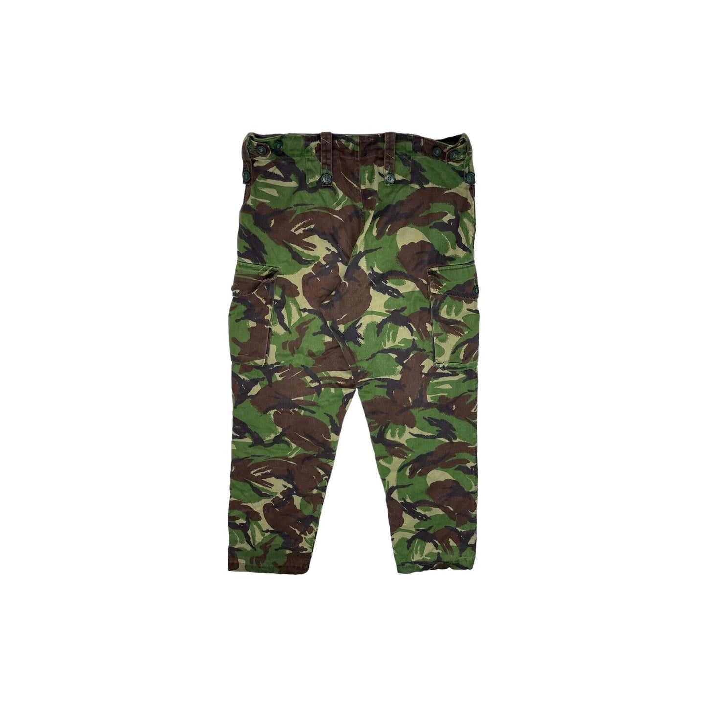 Vintage 70’s/80’s British Army Camo Trousers 32w 31w Opti Zippers