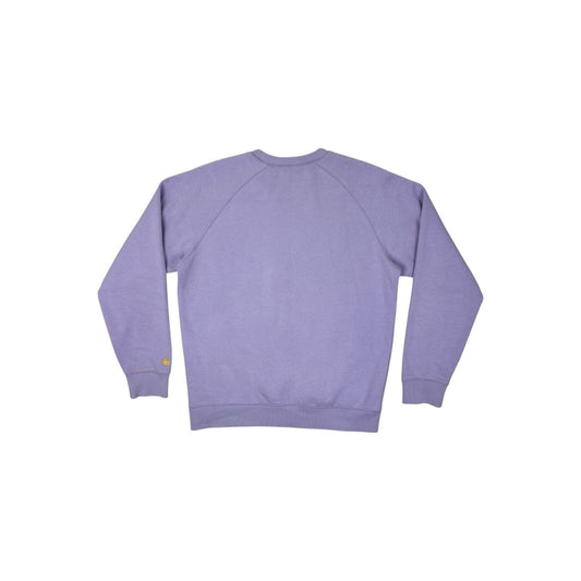 2018 Carhartt WIP x Oi Polloi Chase Sweat Mens Large Purple Embroidered Jumper