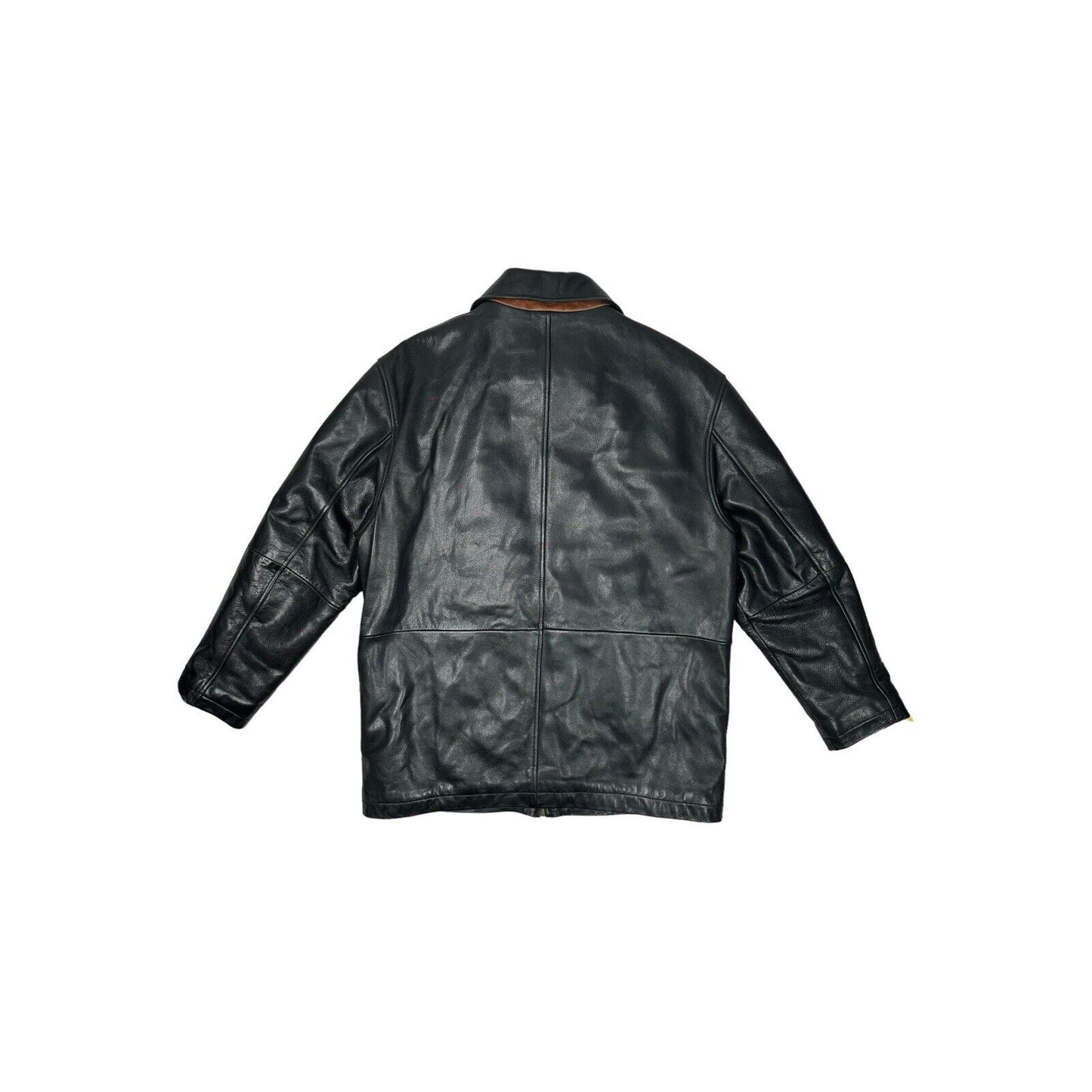 00’s Timberland Leather Coat Men’s Large Black