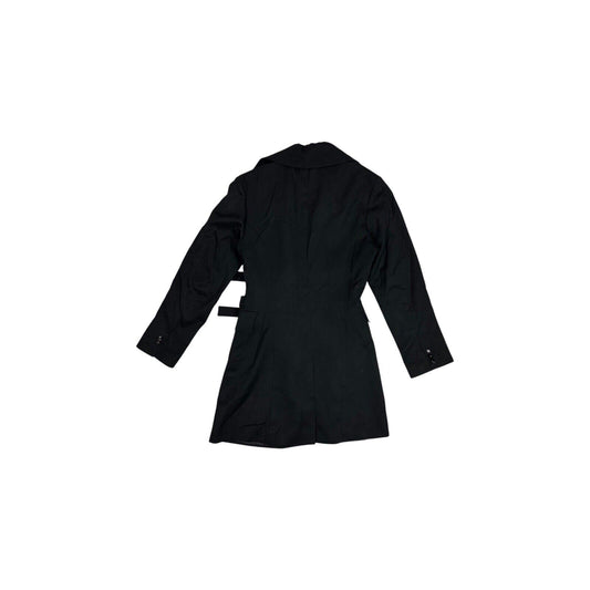 Vintage John Richmond Woman Black Wool Blazer Jacket UK8 Made In England