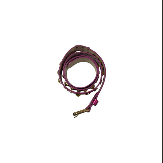 AW09 Matthew Williamson x H&M Studded Belt Pink Leather Medium 32w-36w