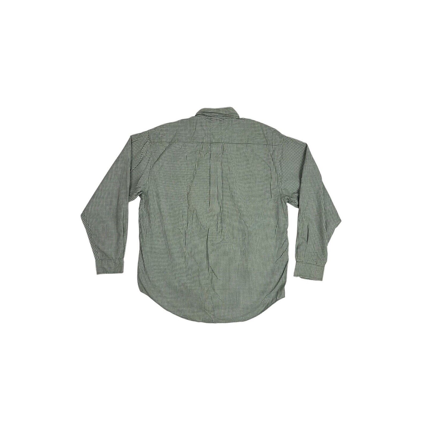 Vintage Tommy Hilfiger Check Shirt Medium Green