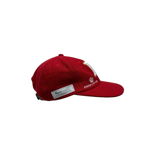 Frontcover Clo Wool Cap Embroidered Red Strapback