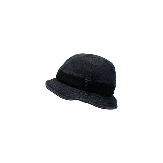 Vintage Gucci Monogram Bucket Hat Black Womens Small/Medium