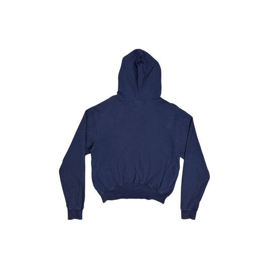 PAM Perks And Mini Logo Hoodie Unisex Small Navy Blue Embroidered