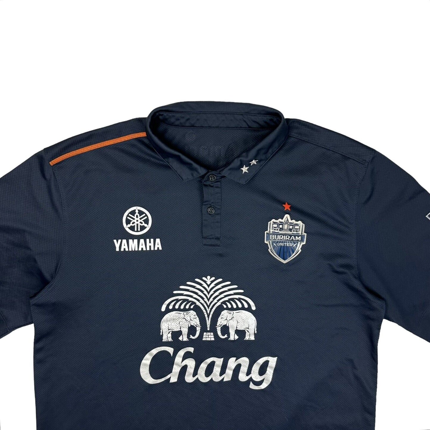 14-15 Buriram United Football Home Jersey Mens XXL Navy Blue Soccer Shirt