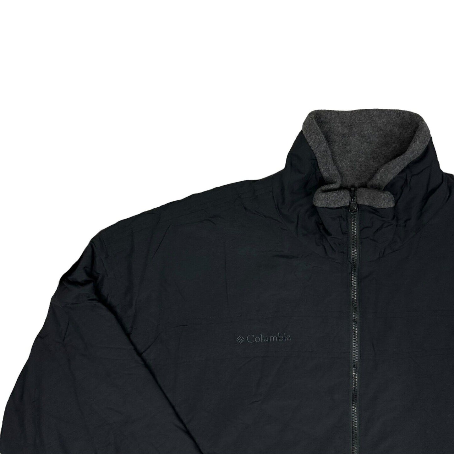 Vintage Columbia Sportswear Jacket Black Fleece Lined Men’s 2XL Core